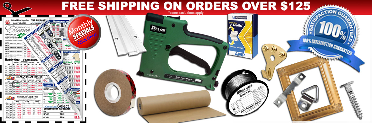 United Mfrs Supplies - Framing supplies for all your frame and